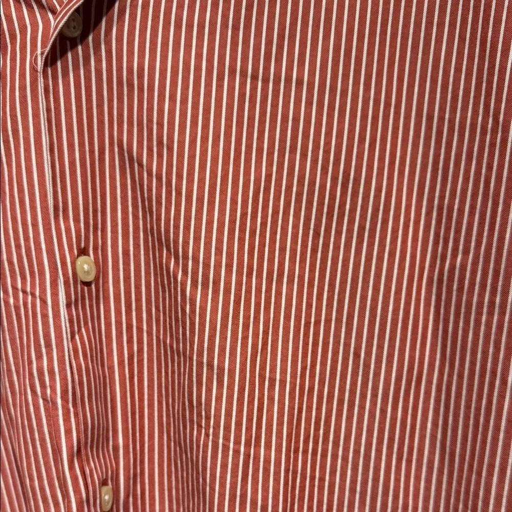 Vintage Banana Republic Red Striped Men's Shirt